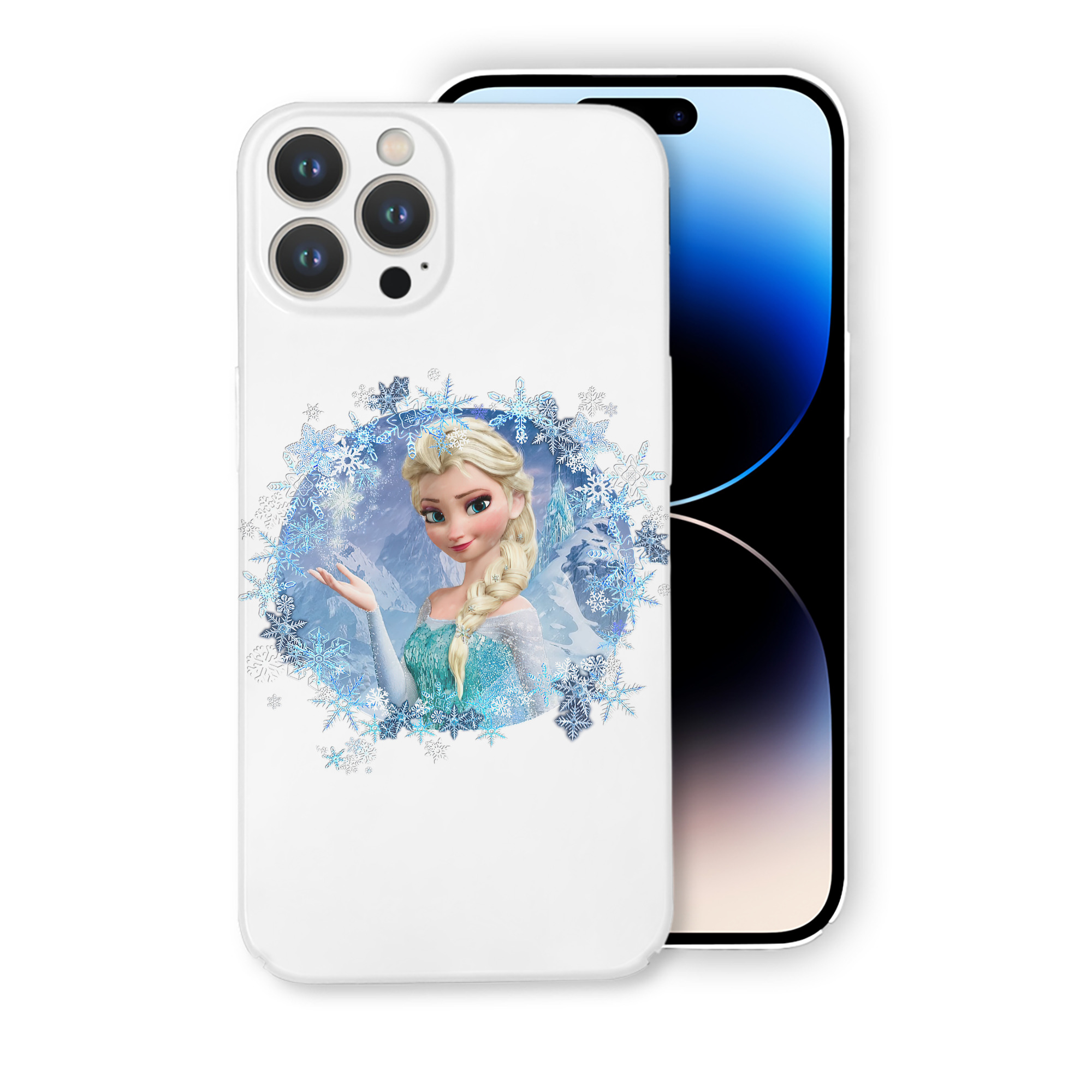 （画像用） アナと雪の女王 アンナ エルサ Frozen Anna Elsa 【iPhone 14シリーズ対応】ハードケース